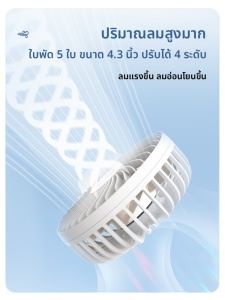 FUNME | พัดลมมือถือแรงลมแรง แบตเตอรี่ใช้งานยาวนาน เงียบ พกพาสะดวก และชาร์เจอร์
