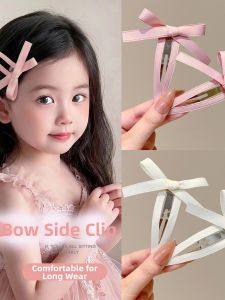 Child Butterfly Bow Hair Clip Side Bangs Fixation