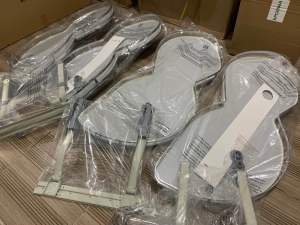 MAGIC CORNER PEANUT SWING TRAY LEFT / RIGHT FOR CORNER CABINET SOFT CLOSING (GRAY COLOR)