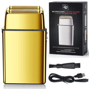 Kemei | Rechargeable Metal Barber Hair Beard Electric Shaver For Men Electric Razor Bald Head Shaving Machine Finishing Tool