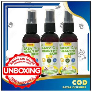 OBAT PENYAKIT KULIT JAMUR RINGWORM SCABIES KUCING ANJING HEWAN ANABUL EASY HEALTHY SKIN for PET