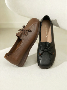 Reddragonfly | Fall New Womens Comfortable Leather Soft Sole Single Shoes