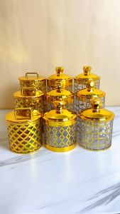 NexXio Toples Gold 1pc & 3in1 Toples Snack / Toples Akrilik Kedap Udara Penyimpan Makanan Serbaguna
