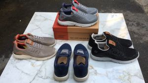 Giày skecher len nam giả dây nổi cục giày slipon - Pb37 (et9)