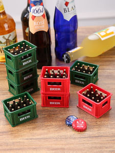 Magnetic Beer Box Opener Creative 3D Fridge Magnet Mini Soda Beer Cap Opener Tool Compact Portable Alcohol Bottle Opener