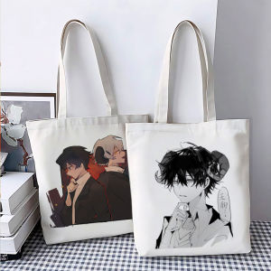 Túi Vải Canvas Dung Tích Lớn Túi Xách Túi Vải Canvas Dùng Cho Học Sinh Túi Vải Canvas Cầm Tay Túi Vải Canvas Hoạt Hình Mùa Hè 2024