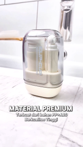 TerraTure Sikat Gigi Travel 3in1 Sikat Gigi Traveling Lipat Dan Odol Kotak Sikat Gigi Portable Mini