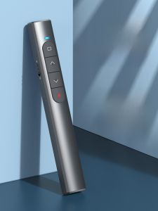 Multifunctional Laser Page Flip Pen Charging PPT Remote Controller Teacher Speech Projector Pen Multimedia Remote Control Pen Slide Flipper Teaching Infrared Pen Electronic Whiteboard