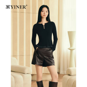 French Youthful Warmth Wool Blend Ruffle Hem Sweater