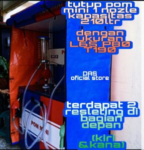 Tutup pom mini /tutup grobak/tutup etalase & DLL