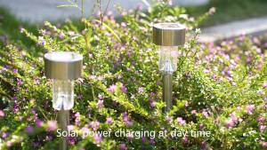 Outdoor Solar Landscape Lawn Lights Garden Lights Waterproof Decoration Lights for  Pathways Patio Yards Lawns Walkways