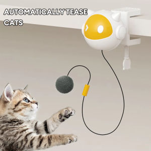 Interactive Cat Toys Automatic Cat Toy Ball Pet Toys Can Be Raised and Lowered Hair Balls Self-hilarious Electric Cat Balls Toys