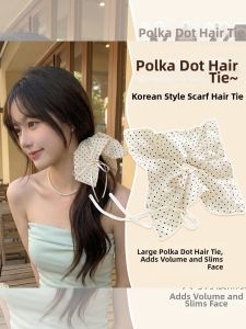 WENZHU | Dots Bow Hair Tie