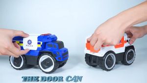 Đồ Chơi Xe Cảnh Sát Cứu Thương Lắp Ráp Thông Minh Có Âm Thanh Vui Nhộn Hàng Việt Nam