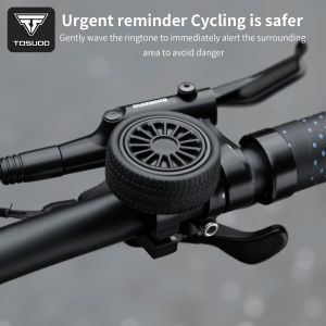 TOSUOD Bicycle Bell Anti-theft Portable Silicone Decoration Ring Bell Mountain Road Bike Scooter Cycling Equipment Horn