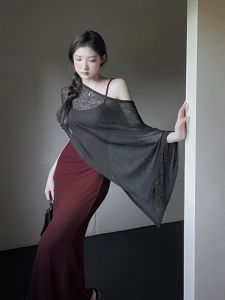 Red Sundress: A Comprehensive Guide to Women's Lightweight Strapless Sun Protection Cover-Up & Two-Piece Set