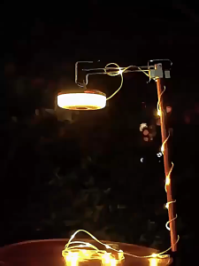 LED Camping String Light USB Rechargeable,Waterproof,Portable,Magnetic Christmas Extra Long Storage