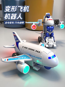 Đồ Chơi Trẻ Em Biến Hình Đa Năng Robot Máy Bay Đồ Chơi Điện Tử Giáo Dục 2 Âm Thanh Ánh Sáng 3-6 Tuổi Quà Tặng Xe Hơi