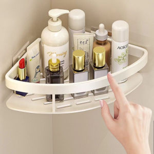 Bathroom Shelves Multiple Colors No Punching Required Corner Shower Shelf Wall-mounted Accessories Organizers Hardware Fixture