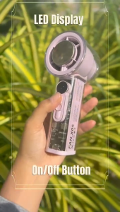 Kipas Turbo Fan X05 High Speed 100-Level Adjustable LED Display Portable Cooling Fan Mini Fan