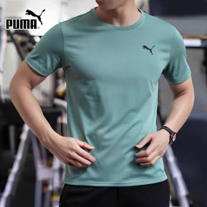 PUMA | Quick-drying T-shirt Blue Round-necked