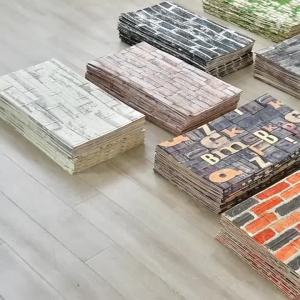 70cm*10M 3D Brick Pattern Wall Panels Wallpaper DIY Waterproof for Living Room Bedroom Kitchen Background Wall Stickers Decor