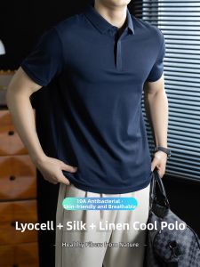 PERDONTOO | Cool and Breathable High-end Polo T Shirt Short Sleeve Thin Style