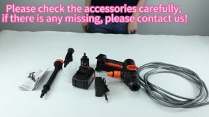 1500W Cordless High Pressure Cleaner Washer Spray Water Gun Car Wash Pressure Water Cleaning Machine for Makita 21V Battery