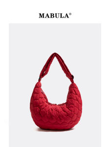 MABULA | Pleated Cloud Handbag Red Autumn/Winter