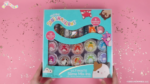 SQUISHMALLOWS Original Ultimate Slime MixIns 10-Pack Glitter & Cloud Slime 8 Fun Slime Add Ins Pre-Made Slime Crunchy Slime Slime Bulk