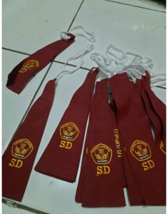 dasi sd bordir putri 10pcs