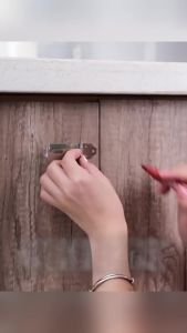 Nexlent Safety Hasp Latch Lock: Durable Cabinet Door Latches with Screws