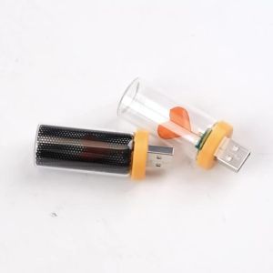 USB Heart LED Glass Bottle Bulb Night Light Plug and Play Atmosphere Light For Car Interior Bedroom Camping Decoration Lighting