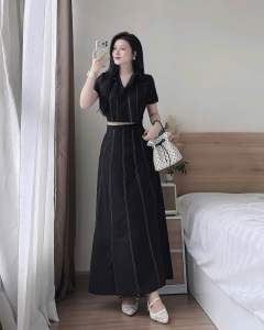 Set Bigsize 50-90KG Tiểu Thư Dễ Thương Thanh Lịch Đi Làm Đi Tiệc Đi Chơi- S135 -Ú Xinh Store (Set Kaki Viền Chỉ Nổi)