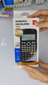 Máy tính cầm tay học sinh Deli CD580VN mới nhất cho học sinh cấp 2 3 chuyên dụng mang vào phòng thi bảo hành 5 năm