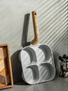 Onlycook | Chảo Rán Trứng Đá Maifan Chống Dính Sâu 4 Cốc