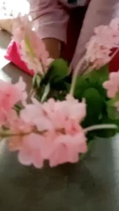 MPPT55 Pot Tanaman Hias Bunga Hias Plastik Pot Bonsai Artificial Flower Decoration