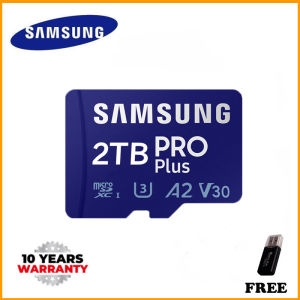 100% Original Samsung PRO Plus   2000GB microSD card Flash memory card  2000GB  memory card mobile phone tablet TF memory card UHS-I U3 V30 A2 read speed hanggang 160MB/s write speed hanggang 120MB/s (Free Card Reader) (Free Shipping)