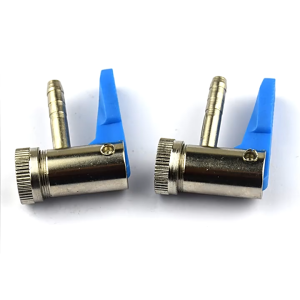 Đầu Kẹp Bơm Hơi Lốp Xe Tay Cầm Xanh / Đuôi chuột gắn vòi Cỡ 8 ( Mã ĐCX8 ) Đầu Nối Van Bơm Lốp Xe Tải Xe Hơi Xe Máy Điện