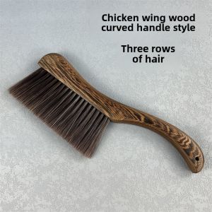 Rosewood Long Handle Bed Brush Anti-Static Door Frame Broom Broom Bedroom Bed Brush Soft Brush Kang Sweeping Broom