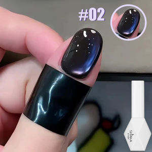 ยาทาเล็บเจล SHAKA สีม่วงฤดูใบไม้ร่วง รุ่น Qi ต้นกำเนิดจากตะวันออก ลายตาแมว ปี 2025 ใหม่ล่าสุด ลุคสุดลึกลับ ยาทาเล็บเจลสีขาว