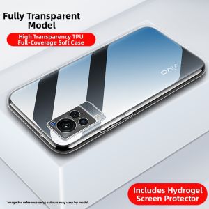 RISEOUS | Transparent Ultra-Thin Silicone Soft Case Full-Cover Protective Shell for OPPO Reno12