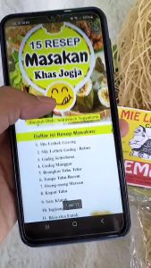 Mie Lethek Khas Bantul 1 kg Gluten Free Cap Semar Tanpa Pengawet + Resep Masakan Otentik Yogyakarta