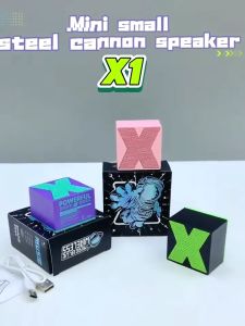 NANATECH X1 Mini Bluetooth Speaker | Portable Wireless Speaker HiFi Bass LED Lights Long Battery Life