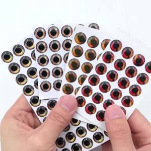 200 Chiếc Mắt Cá 3D Holographic Dùng Làm Phụ Kiện Câu Cá Mồi Câu Cá Giả Bằng Gỗ Nhựa Mồi Popper Tự Chế Mồi Jig Nước Mặn Mồi Câu Băng Gió Lửa Đất Nhiều Kích Cỡ
