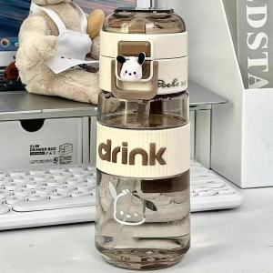 Cốc Nhựa Dung Tích Lớn Chống Rò Rỉ Mùa Hè Mới Ngoài Trời Cốc Nước Nam Nữ Đơn Giản Đẹp Mắt Cốc Đựng Nước Có Van Chia Đôi