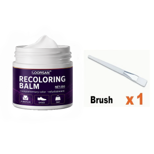 Leather Recoloring Balm For Shoes Furniture Bags Scratch Scuff Repair Color Restorer Cream 35g Easy Apply Long Lasting Care