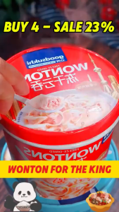 [SALE] Wonton For The King Soup Instant 100G – Canned Convenience – Healthy Quick Meal READY STOCK