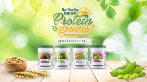 【Real product】Nutrilite Soy Protein Drink – 3 Flavors: Green Tea Chocolate & Original 450g Packs