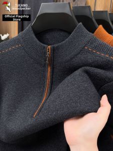 TUCANO | Thermal Thickened Mens Knitwear Half Turtleneck